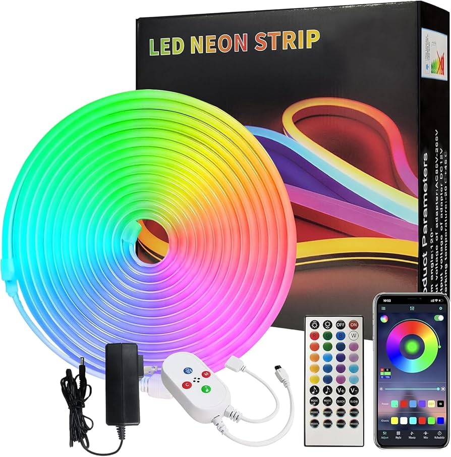 Amazon.co.jp: LEDテープライト ネオンライト 音声同期 APP&リモコン